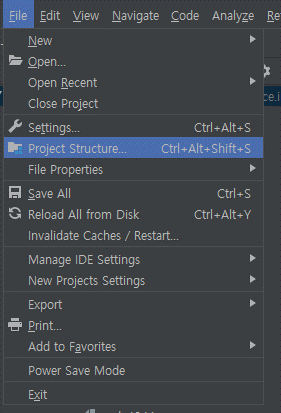 project_structure_menu