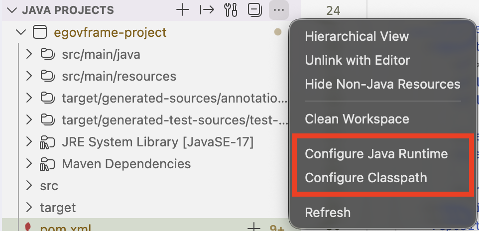 Project Settings 창 열기
