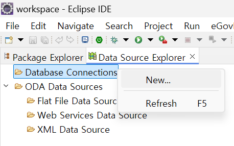 새 Connection 생성