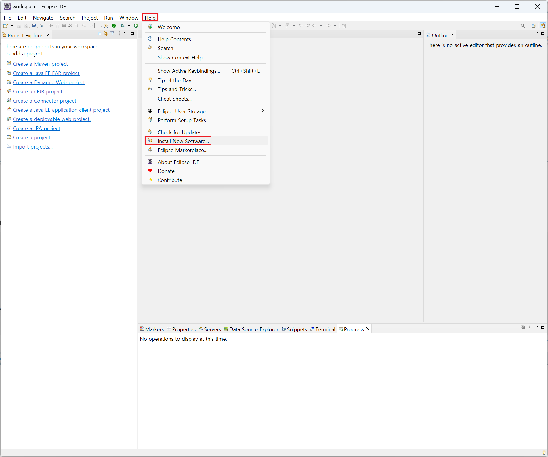 Install New Software