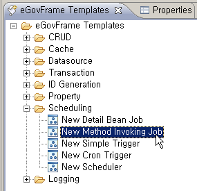 New Method Invoking Job 선택